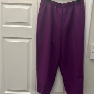 Vibrant Purple Pants, petite, large, short.